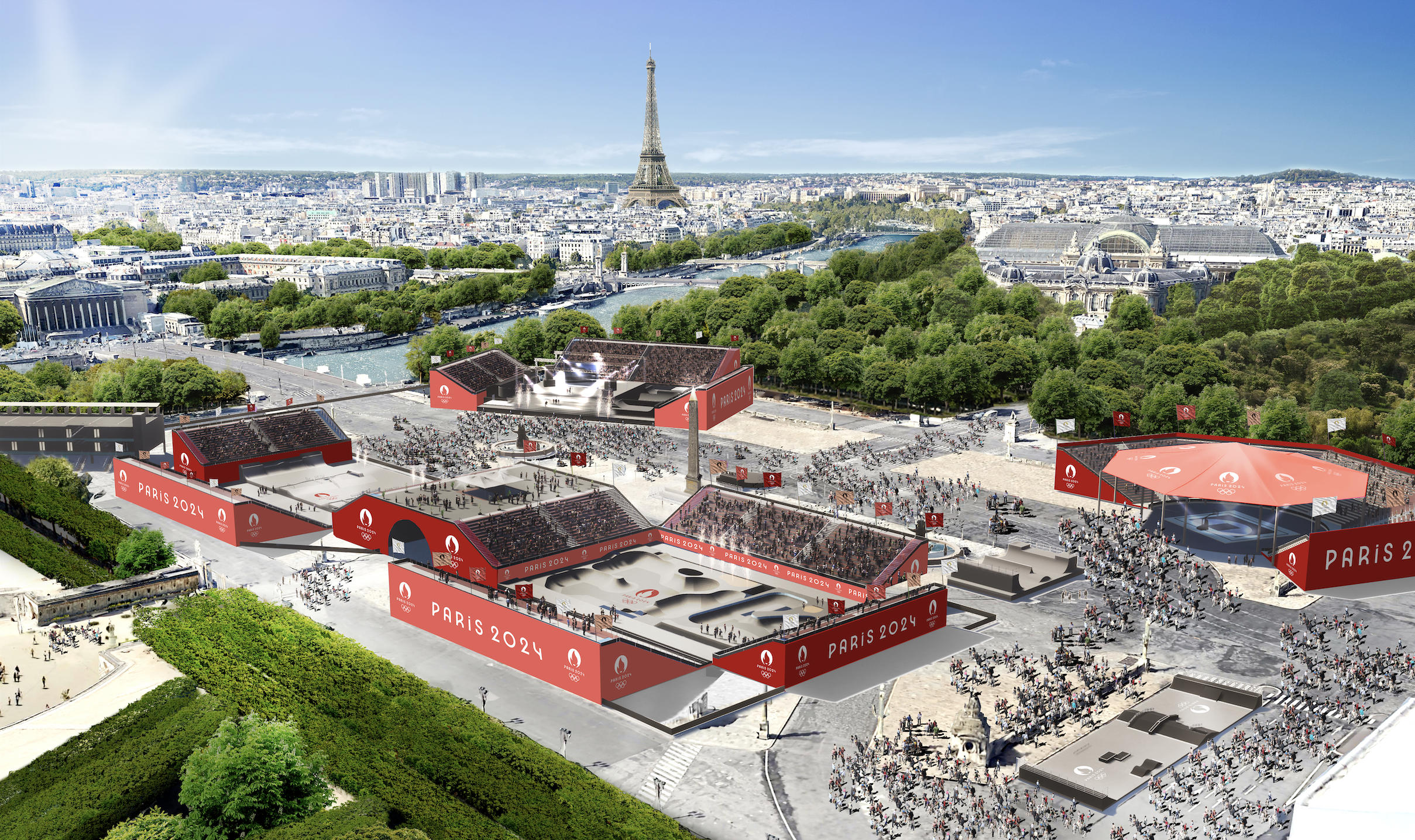 site olympique de la Place de la Concorde