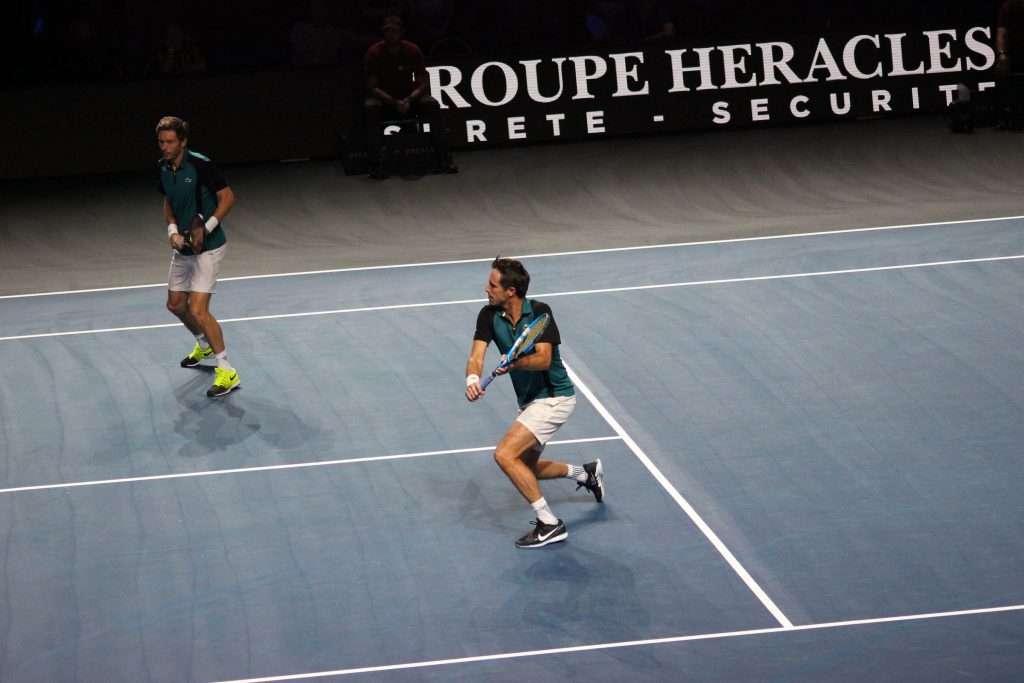 Nicolas Mahut et Édouard Roger-Vasselin étaient les derniers représentants tricolores cette année au Moselle Open, dans le tournoi du double.